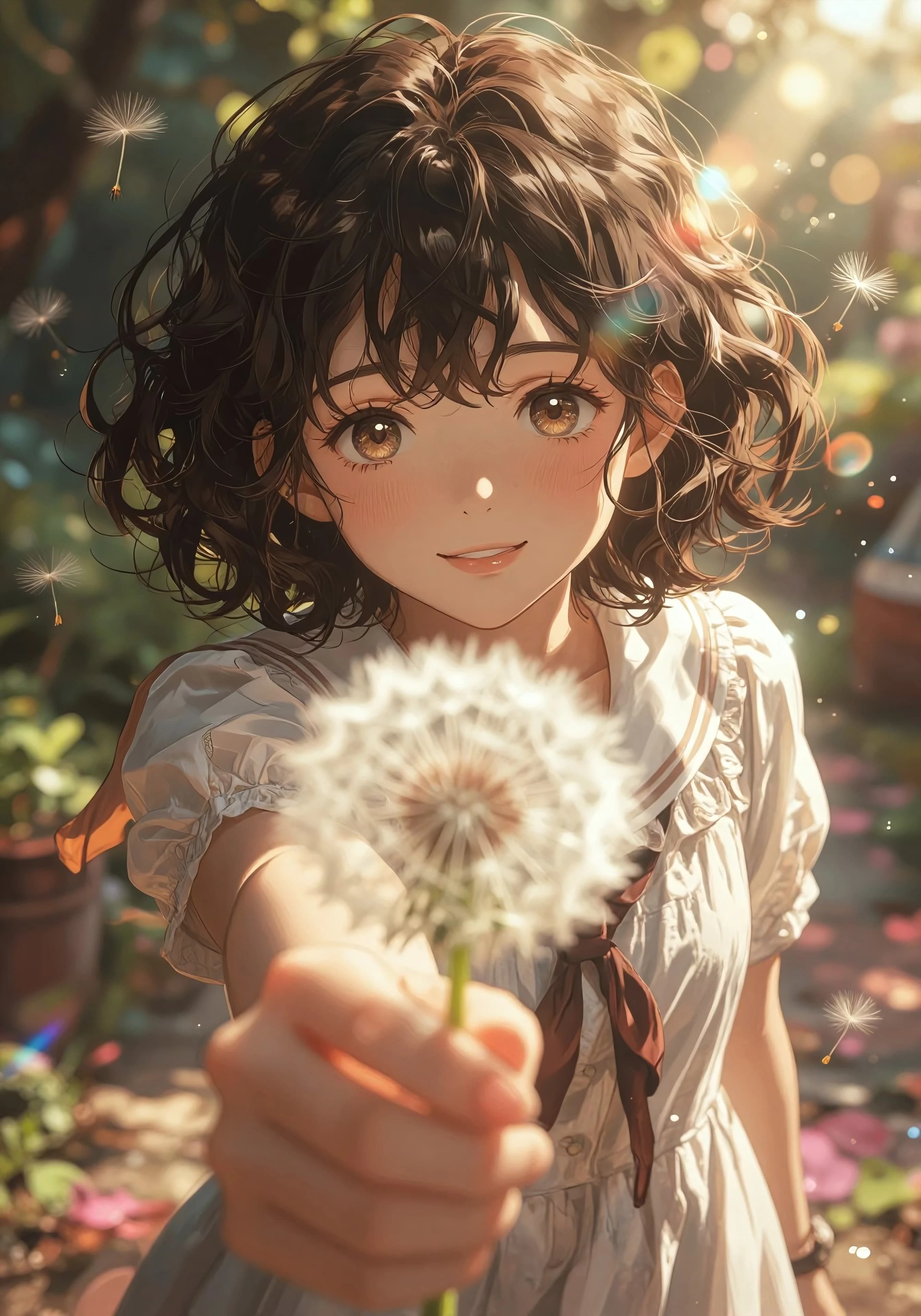 Dandelion Wishful Moment