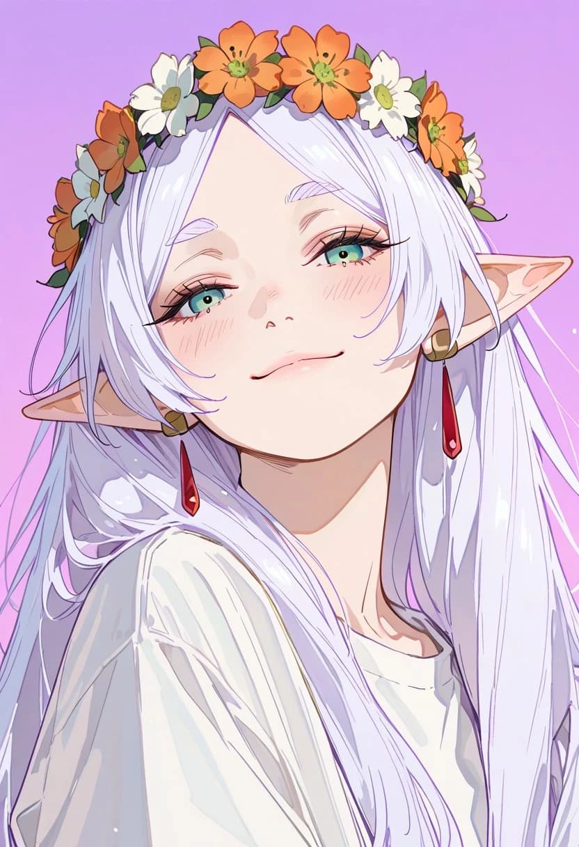 Ethereal Elf in Bloom - original