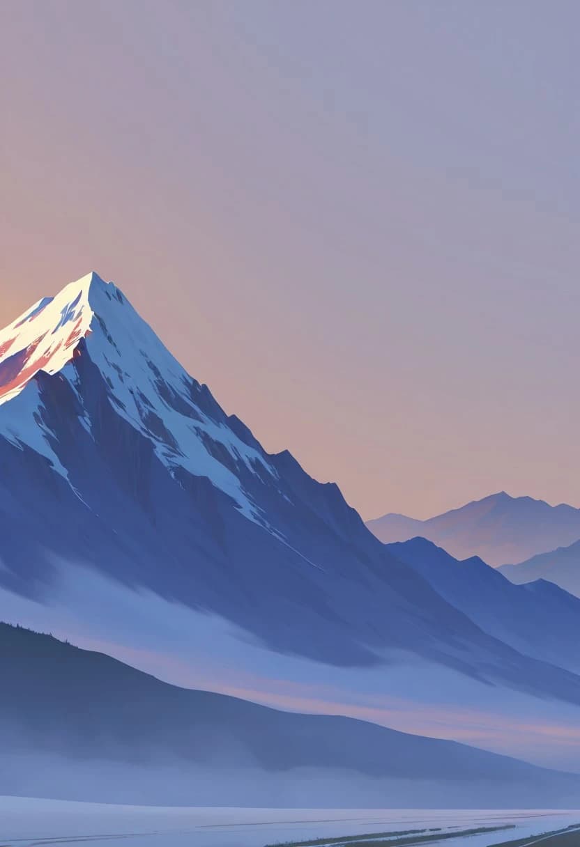 Serene Mountain Peak