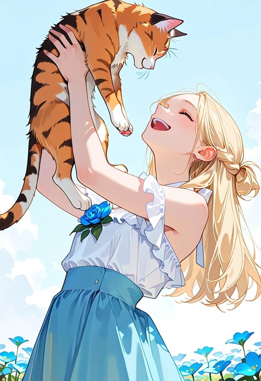 Joyful Bond with Tabby - original