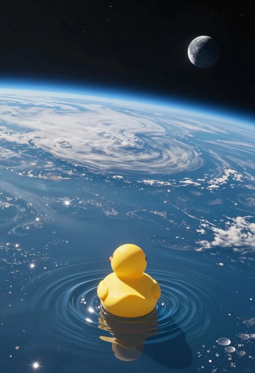 Celestial Rubber Duck Voyage - original
